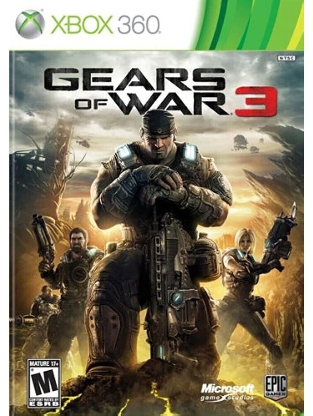 Gears of War 3 (Xbox 360, 2011) NEW CASE. TESTED. RESEALED.